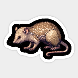 Pixelated Shrew Artistry Sticker